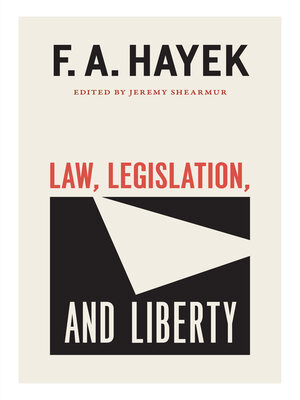 cover image of Law, Legislation, and Liberty, Volume 19